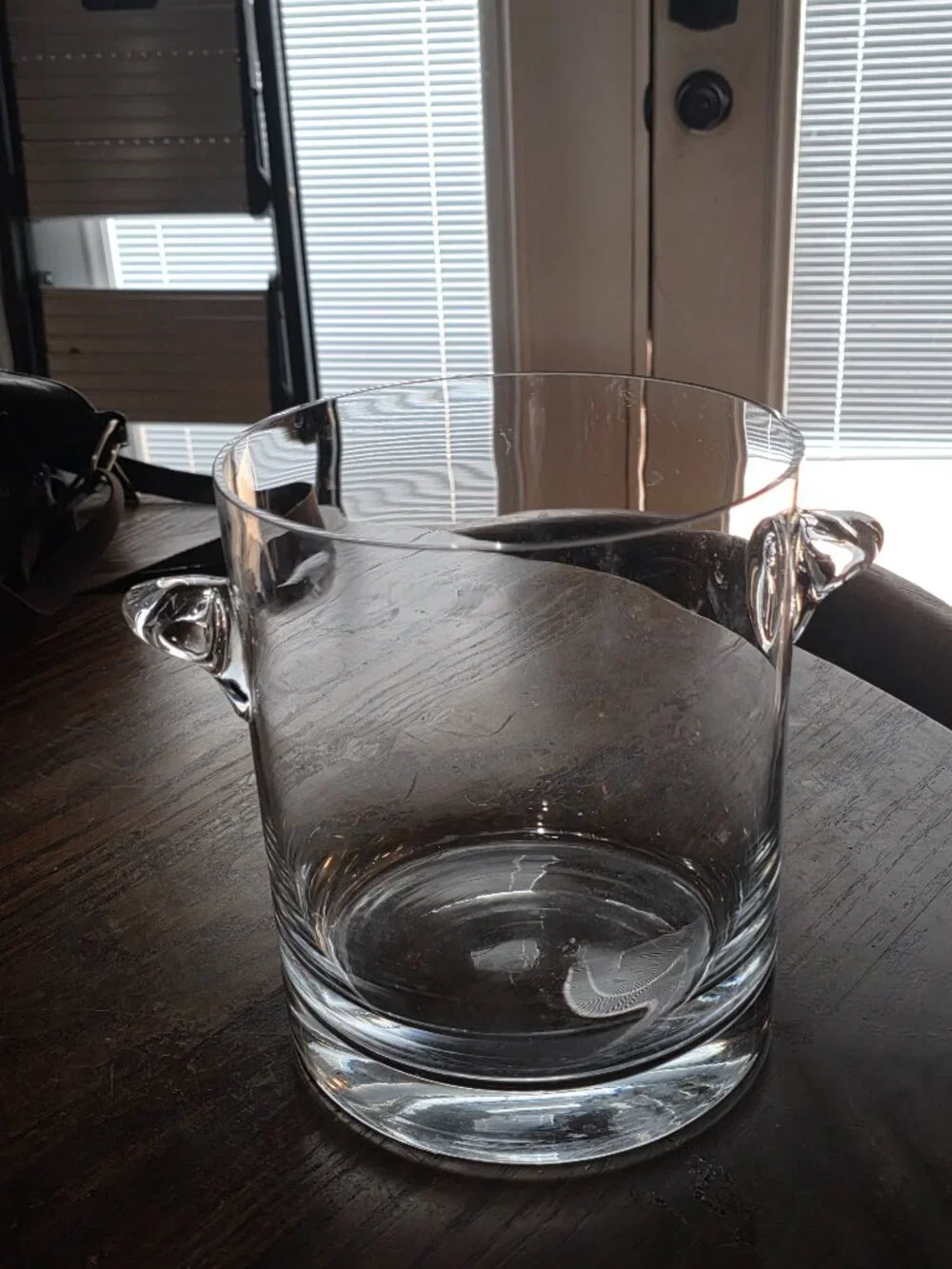 Classic Clear Glass Cylinder Vase & Hurricane Candle Holder